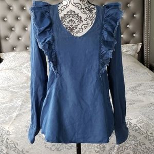 Jane and Delancey ruffle top